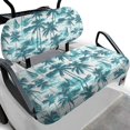 thumbnail image 1 of Pzuqiu Tropical Palm Tree Sailboat 2-Piece Golf Cart Seat Cover Set - Breathable Washable Universal Fit for Most 2-Seater Golf Carts, 1 of 10