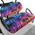 thumbnail image 1 of Pzuqiu Tropical Palm Tree Sunset 2 Piece Golf Cart Seat Cover Set - Breathable Washable Universal Fit Golf Cart Accessories, 1 of 10