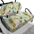 thumbnail image 1 of Pzuqiu Tropical Pineapple Floral 2-Piece Golf Cart Seat Covers - Breathable Washable Universal Seat Protection for Golfers, 1 of 10