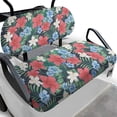 thumbnail image 1 of Pzuqiu Tropical Plants Golf Cart Accessories Anti-Scratch, Scratch-Resistant Golf Cart Seat Covers Fit for 2 Passenger Seats Carts, 1 of 10