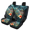 thumbnail image 1 of Pzuqiu Turtle Flower Car Seat Covers Full Set Easy to Install, Suitable for SUV Seats Car Seats Sedan Seats, Front and Rear Seat Cover Set for Truck Most Sedans, 1 of 10