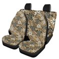 thumbnail image 1 of Pzuqiu Turtle Geometric Car Seat Covers Full Set 3 Pack Front and Rear Seat Cover Set Easy to Install Breathable Suitable for Trucks Cars, 1 of 10