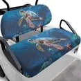 thumbnail image 1 of Pzuqiu Turtle Starfish Golf Cart Seat Covers Lightweight Golf Blanket Golf Cart Accessories Seat Covers Keeps Seat Warm and Comfortable for EZGO TXT RXV Club Car DS, 1 of 7