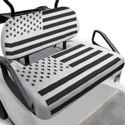 Pzuqiu USA Flag Golf Cart Seat Covers Lightweight, for Outdoor, Golf Cart Seats Covers, Compatible with Ezgo Golf Cart EZGO Club Car