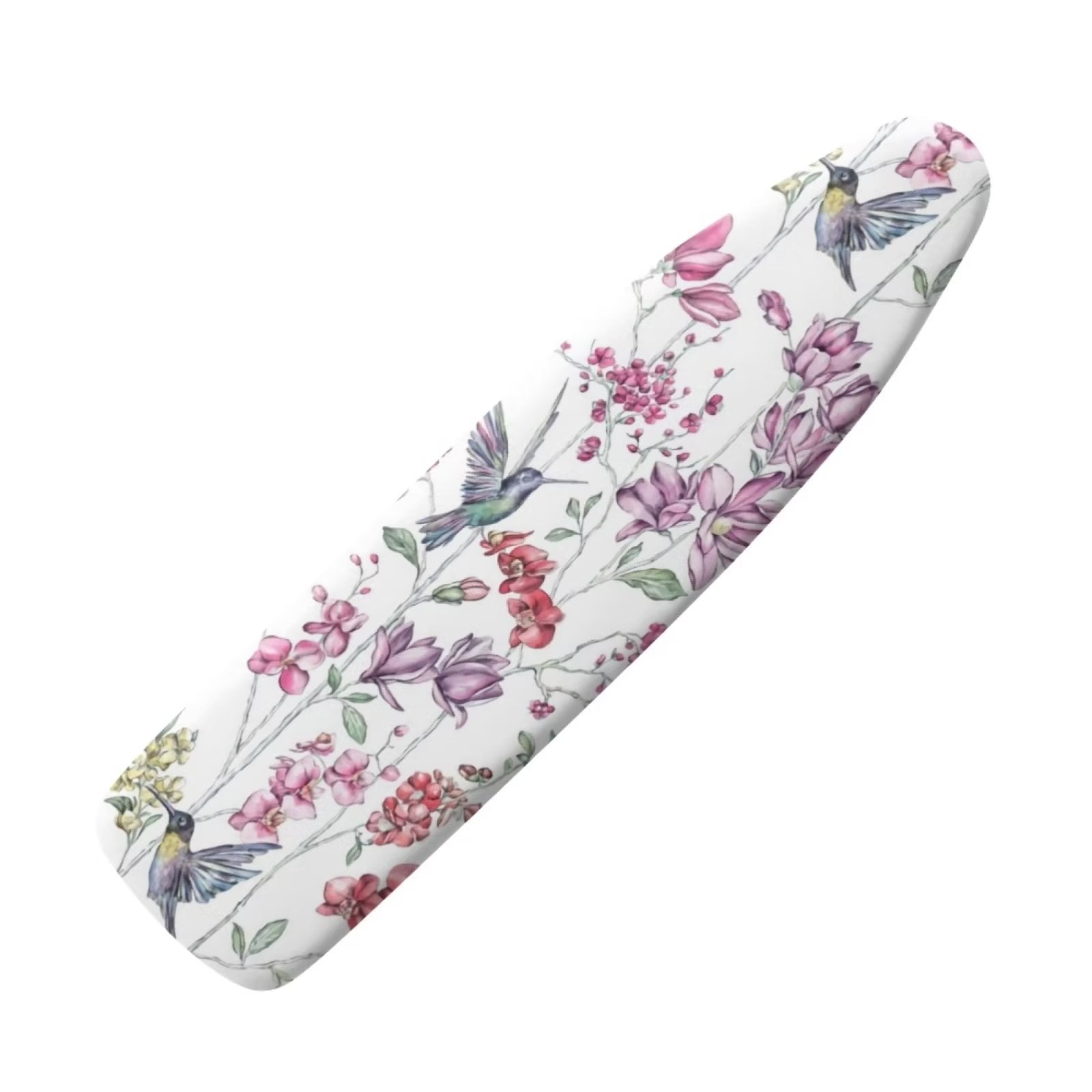 Pzuqiu Universal Sleeve Ironing Board Replacement Cover and Pad Hummingbird Floral Heat