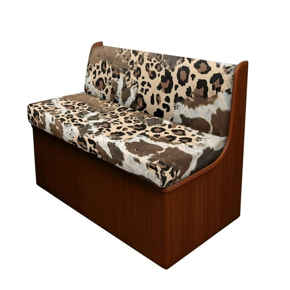 Pzuqiu Vintage Leopard Rv Couch Seat Covers Stretch Camper Cushion Slipcover Breathable Fabric Machine Washable Rv Accessories for Inside Suitable for Outing