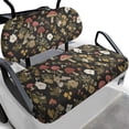 thumbnail image 1 of Pzuqiu Vintage Mushroom Floral 2-Piece Golf Cart Seat Covers Set - Breathable Washable Universal Fit for Most 2-Seater Golf Carts, 1 of 10