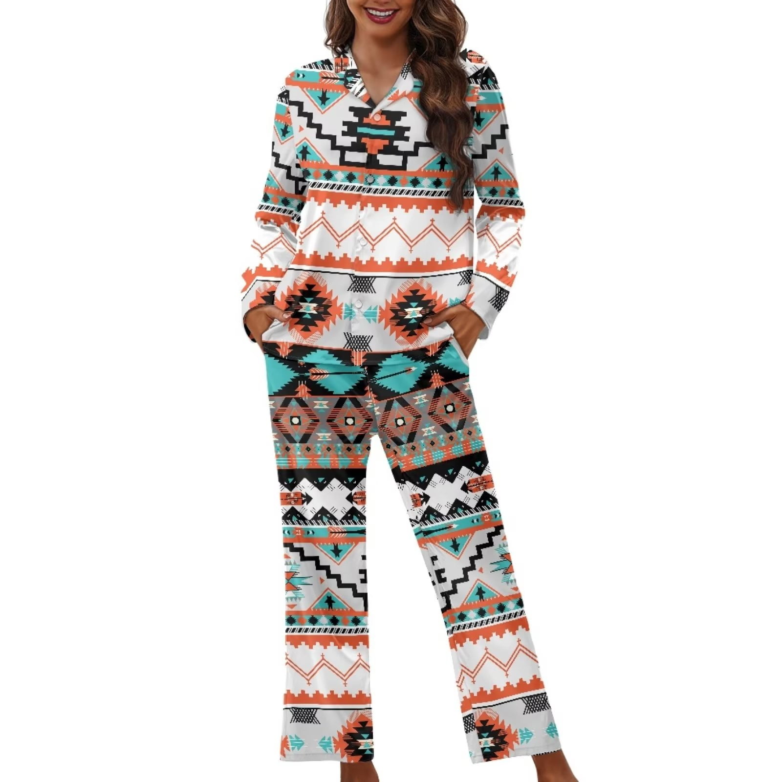 Tribal Tribal Sportswear Women's 2 Piece Flannel Pajama Set