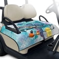 thumbnail image 1 of Pzuqiu Watercolor Sea Turtle Golf Cart Seat Cover with 4 Front Pockets Golf Cart Seat Covers, Soft Foldable Design Quilted Golf Cart Seat Covers, 1 of 9