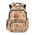 thumbnail image 1 of Pzuqiu Watermelon Capybara Backpack for School Kids Boys 17 Inch Kids Backpacks with Adjustable Shoulder Strap Lightweight Portable Schoolbags for Students Back to School, 1 of 7