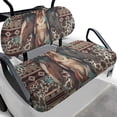 thumbnail image 1 of Pzuqiu Western Horses 2-Piece Golf Cart Seat Covers | Breathable Washable Protective Cover | Compatible With Most 2-Seater Golf Carts, 1 of 10