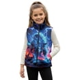 thumbnail image 1 of Pzuqiu Wolf Boys Sleeveless Vests Size 9-10 Comfortable Warm Zipper Winter Sleeveless Jacket with Pockets Personalized Casual Fall Outfits Fashion Clothing for Everyday Wear, 1 of 7