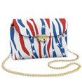 thumbnail image 1 of Pzuqiu Zebra Print Crossbody Bags Leather Women Metal Chain Strap Exquisite Fashion Small Leather Crossbody Bags for Women Minimalist Casual for Daily Life, 1 of 7