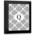thumbnail image 1 of Q 18x24 Black Modern Framed Museum Art Print Titled - Art Licensing Studio, 1 of 5