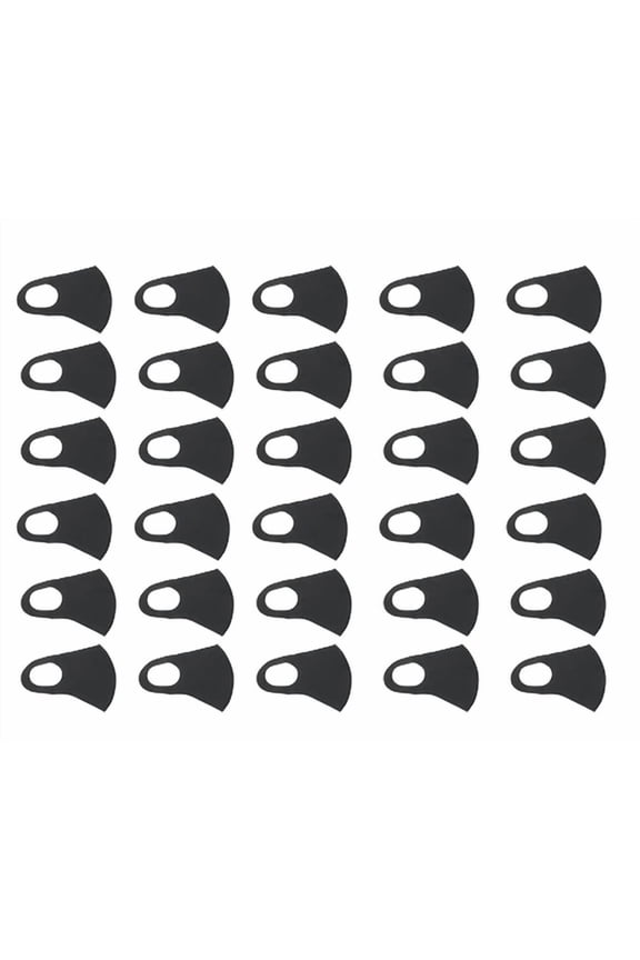 Q=30 Wholesale Washable Cloth Face Dust Mouth Cover Mask Medium/Large Size Black