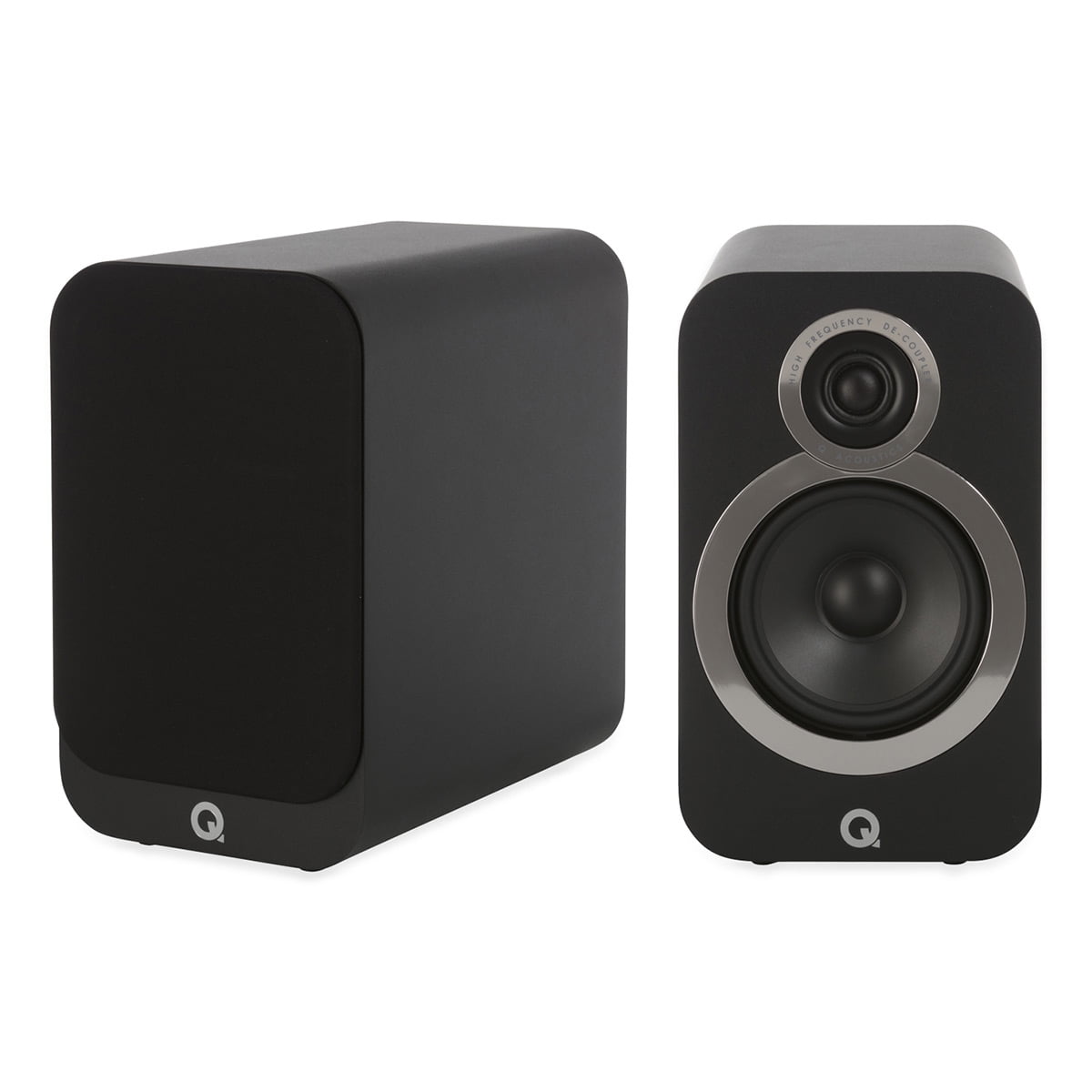 Q Acoustics 3020i Bookshelf Speaker - Pair (Black)