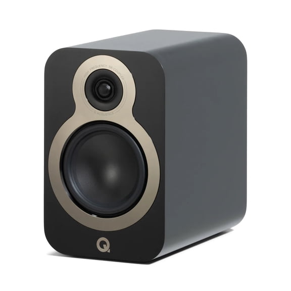 Q Acoustics 3030c Bookshelf Speakers – Satin Black (Pair)