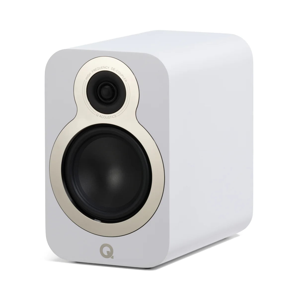 Q Acoustics 3030c Bookshelf Speakers – Satin White (Pair)