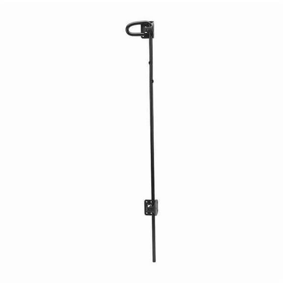 Gate Latch, Powder Coated,1-31/64" W QB140