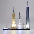 thumbnail image 1 of Q&C Lighting Led Light Kit Lighting Set Compatible With The Lego Architecture New York City 21028 Building Blocks Without Lego Set, 1 of 5