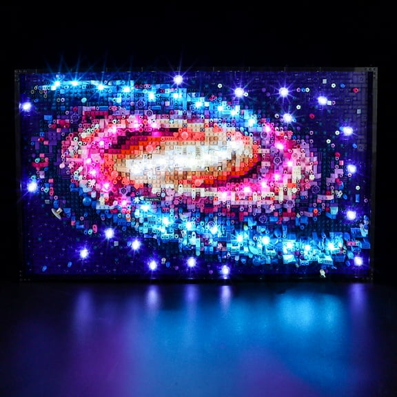 Q&C Lighting Led Light Kit Lighting Set Compatible With The Lego Art The Milky Way Galaxy 31212 Building Blocks Without Lego Set