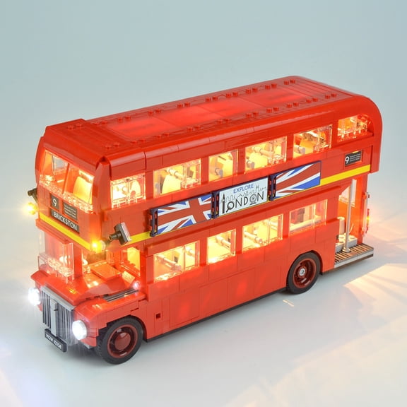Q&C Lighting Led Light Kit Lighting Set Compatible With The Lego City London Bus 10258 Building Blocks Without Lego Set