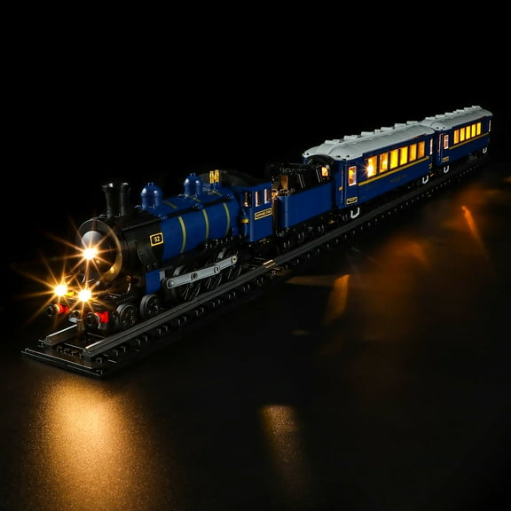 Q&C Lighting Led Light Kit Lighting Set Compatible With The Lego Ideas City The Orient Express Train 21344 Building Blocks Without Lego Set