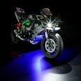 thumbnail image 1 of Q&C Lighting Led Light Kit Lighting Set Compatible With The Lego Technic Kawasaki Ninja H2R Motorcycle 42170 Building Blocks Without Lego Set, 1 of 9
