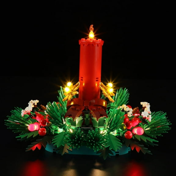 Q&C Lighting Led Light Kit Lighting Set Compatible With The Lego The Christmas Table Decoration 40743 Building Blocks Without Lego Set