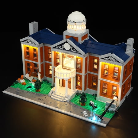 Q&C Lighting Led Light Kit Lighting Set Compatible With The Lego X-Men The X-Mansion Super Heroes Series 76294 Building Blocks Without Lego Set