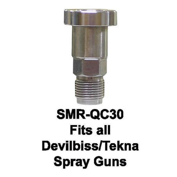 Q-Cup Spray Gun Cup Adapter SMR-QC30 - Fits all Devilbiss/Tekna Spray Guns