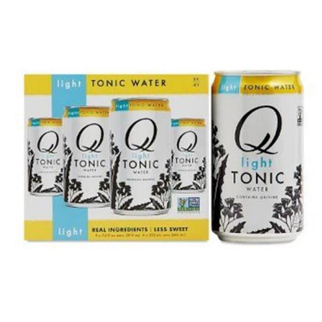 Q Drinks 7.5 fl oz Light Tonic Water