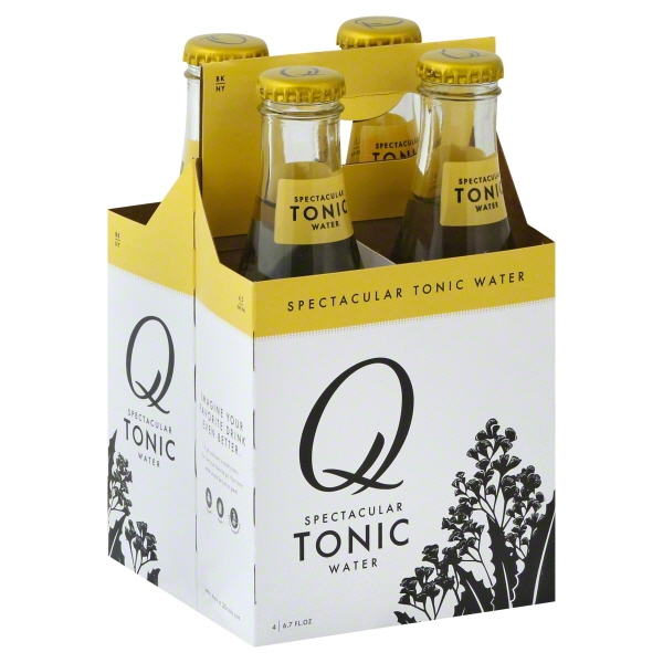 Q Drinks Tonic Water, 4 pack, 6.7 fl oz