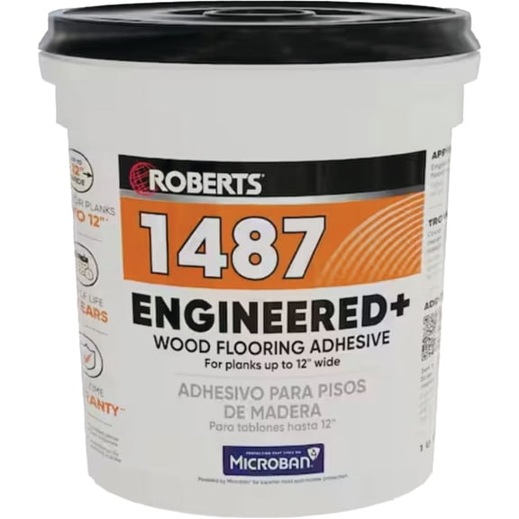 Roberts 1487 Engineered+ Wood Floor Adhesive - Pack of 4