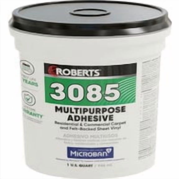 Q.E.P./Roberts Roberts 3085 Multi-Purpose Adhesive, 1 Qt., Case of 4