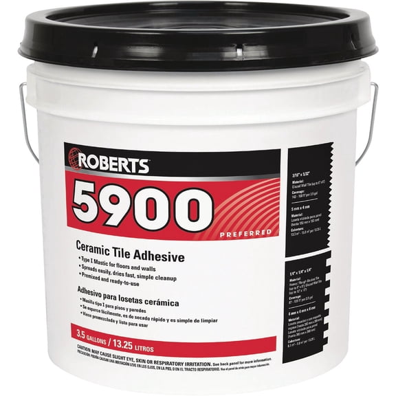 Roberts 5900 Ceramic Tile Adhesive - Pack of 2