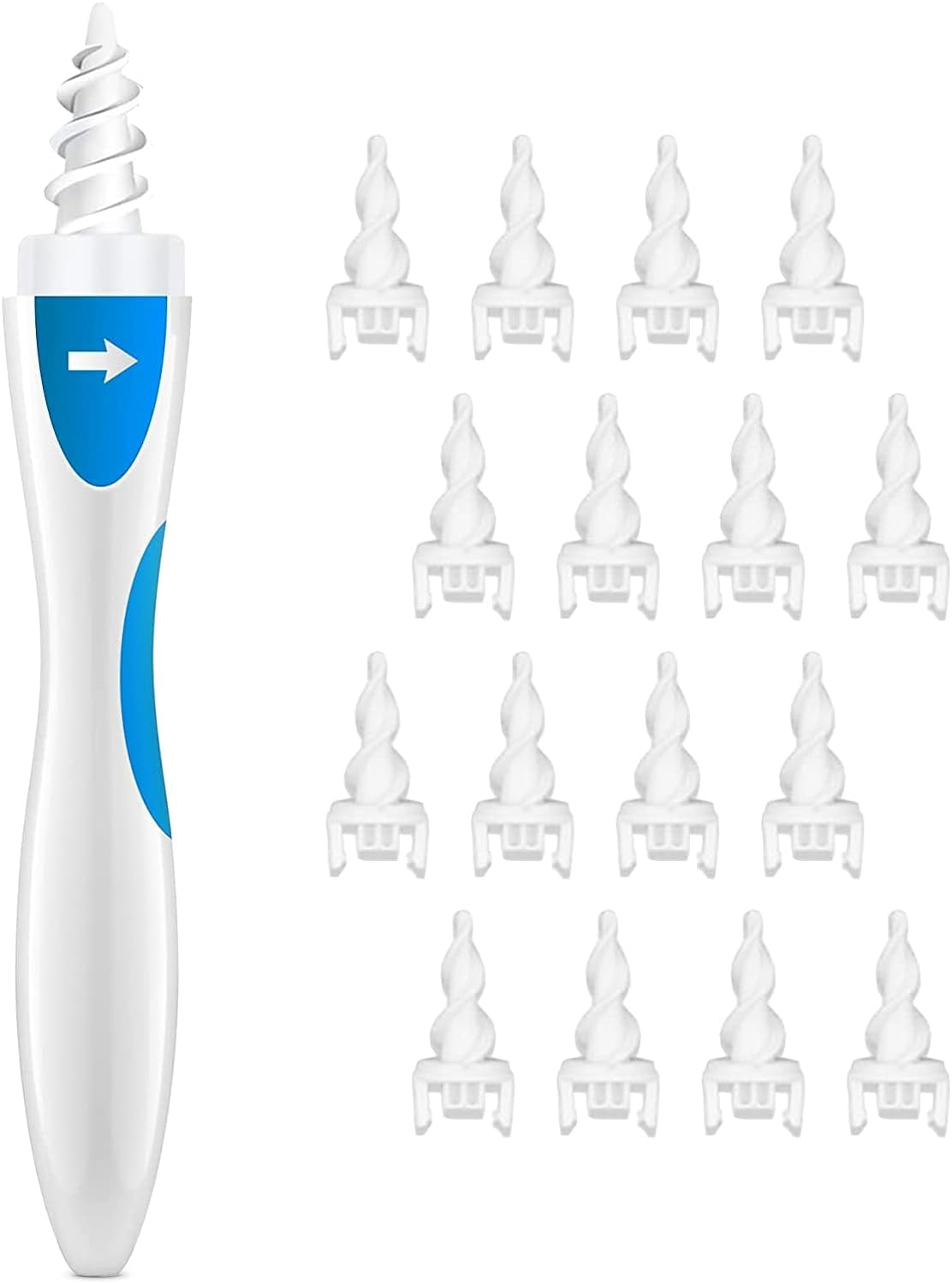 QGrips Earwax RemovalSpiral Ear Wax Removal Tool, Reusable Earwax