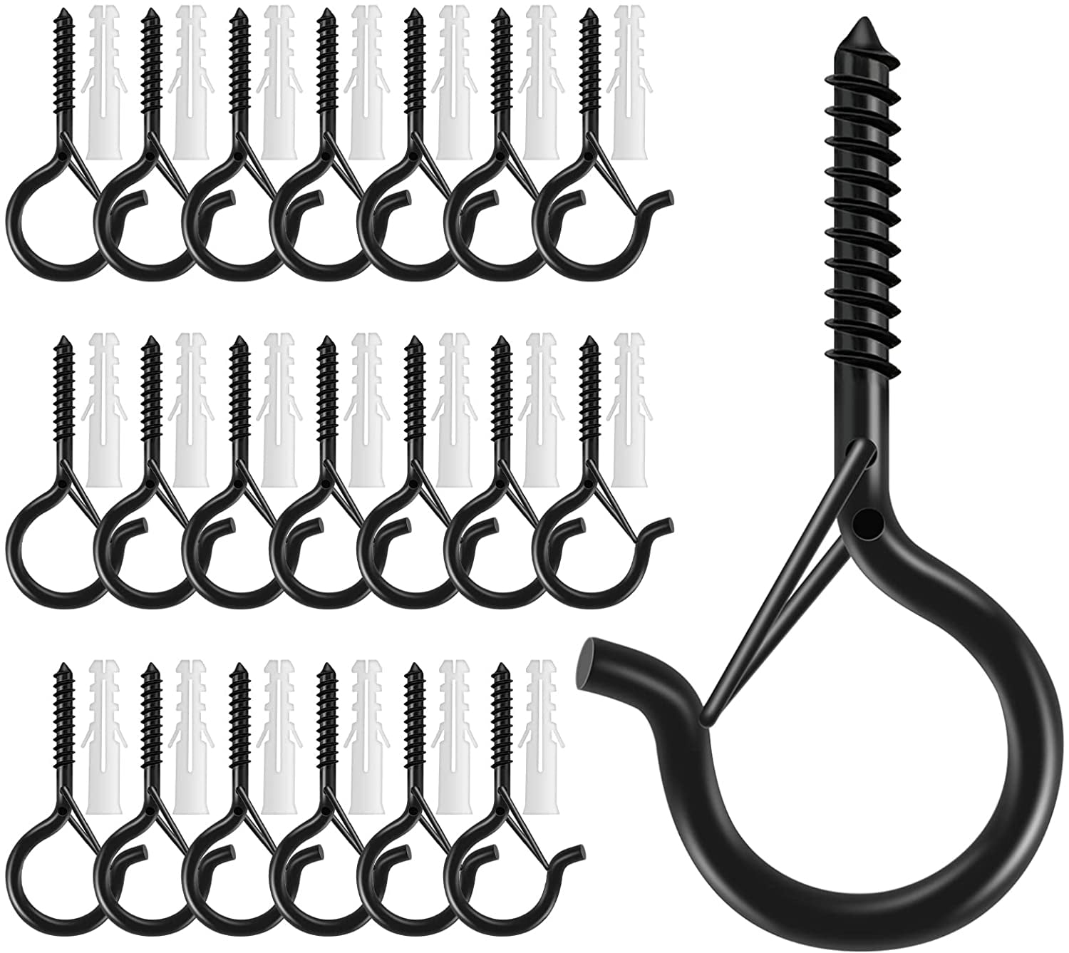 QHanger Hooks Outdoor String Lights 20 Pack Christmas Lights Hanger