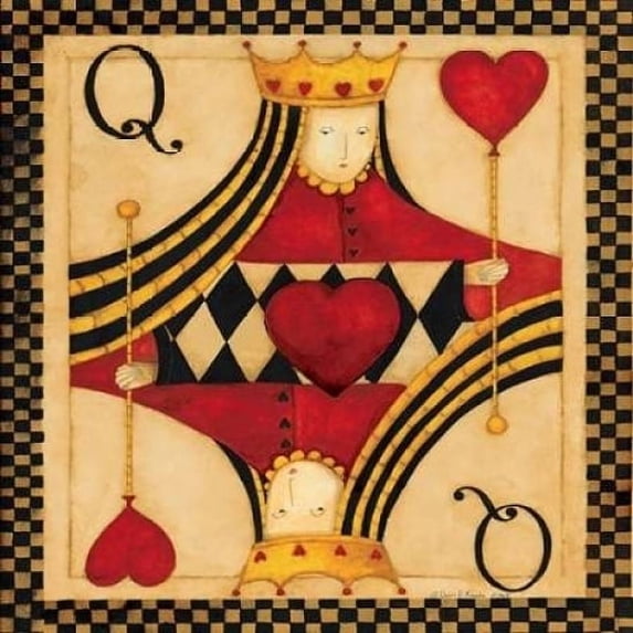 Q Hearts Poster Print by Dan DiPaolo
