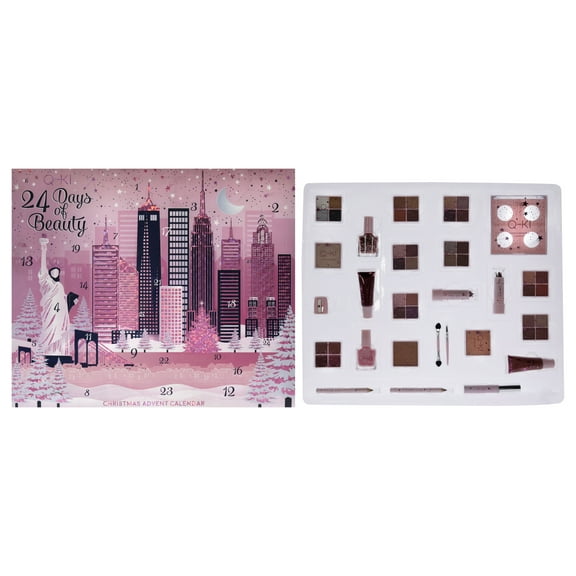 Q-KI 24 Days Of Beauty New York Advent Calendar Set , 26 Pc Kit Set