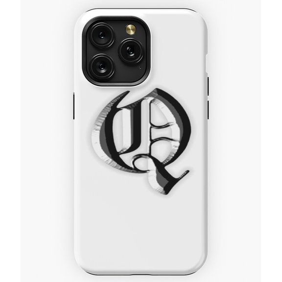 Q Letter Monogram Design Art M2380 Phone Case for iPhone 17 16 15 14 13 12 11 Pro Max