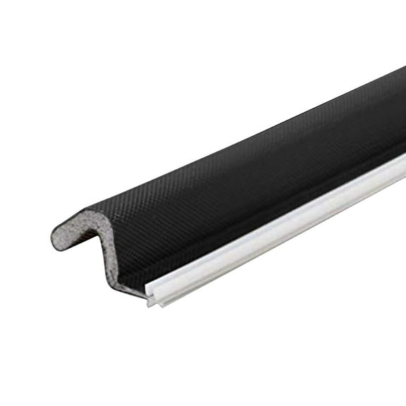 Q-Lon Foam Kerf Weather Stripping for Doors 3 Piece Set -1 PCS 36" x 2 PCS 84" (Black)