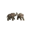 thumbnail image 1 of Q-Max 2-Piece Baby Elephant Playing Together 10.5"W Figurine Set, 1 of 1