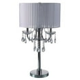 thumbnail image 1 of Q-Max 706733TWHU 29 in. Crystal Inspired 3-Bulb Table Touch Lamp - Chrome, 1 of 2