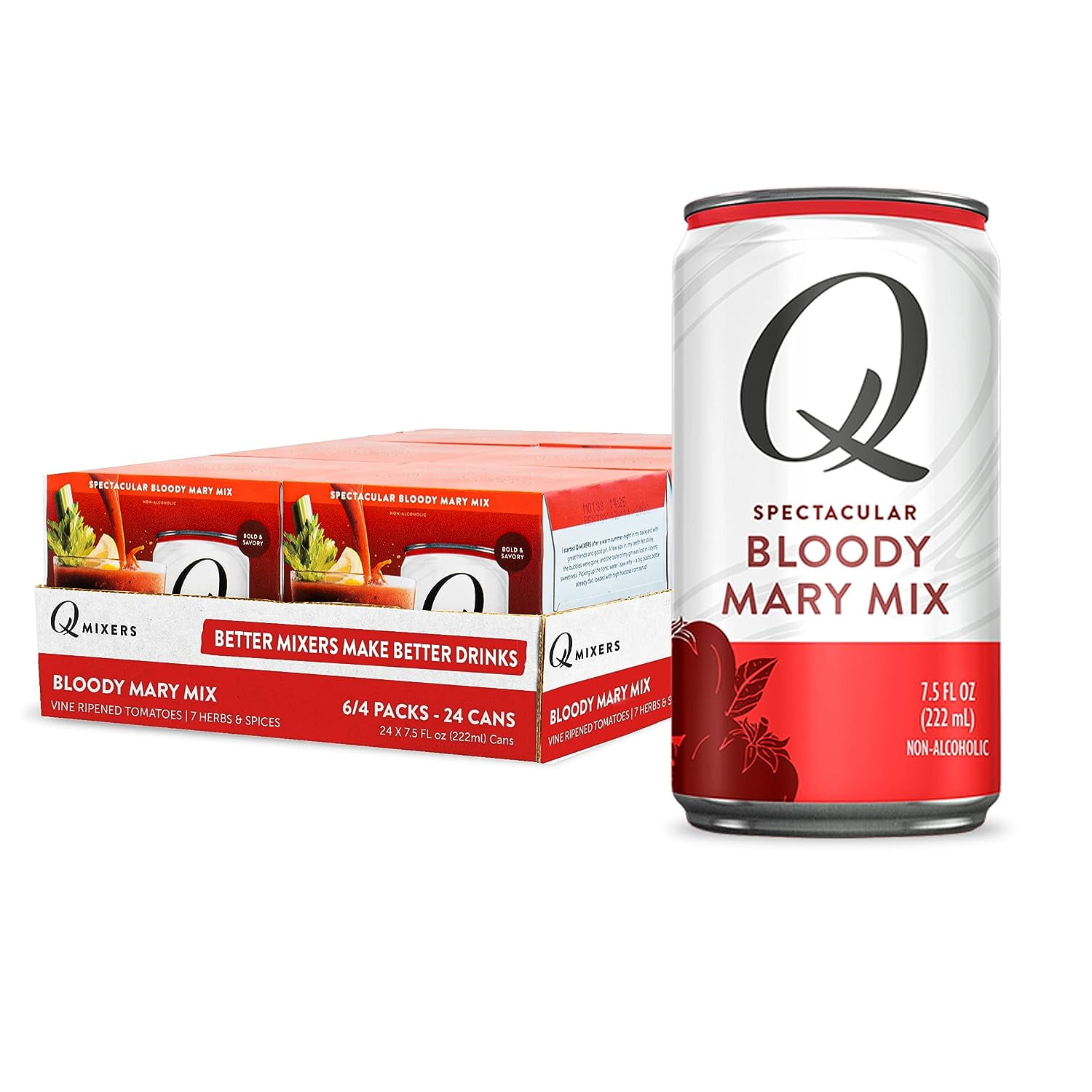 Q Mixers Bloody Mary Mix, Premium Cocktail Mixer with Real Ingredients