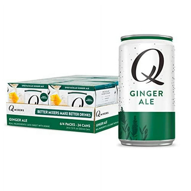 Q Mixers Premium Ginger Ale, Premium Cocktail Mixer Made with Real