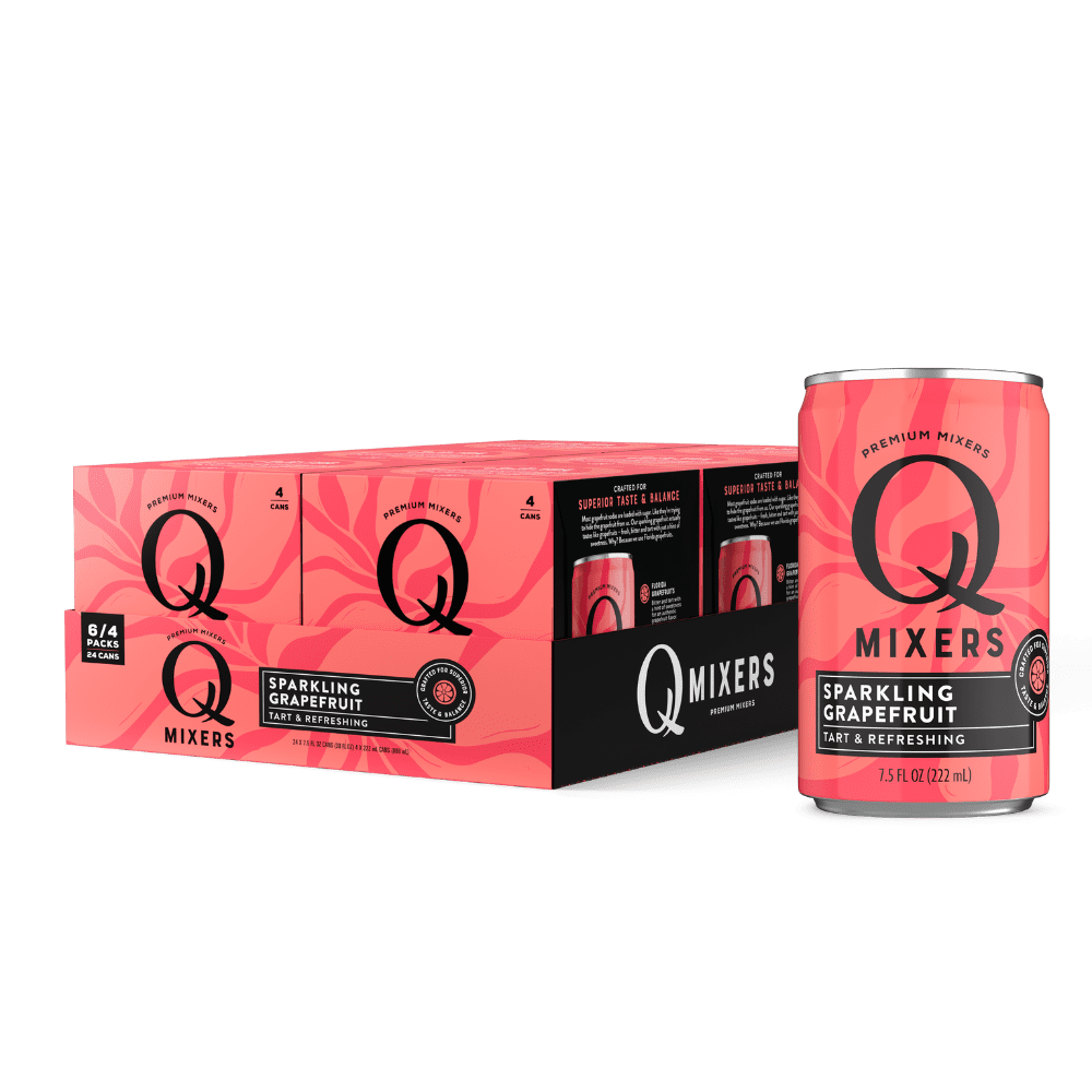 Q Mixers Sparkling Grapefruit, Premium Cocktail Mixer with Real