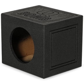 Q-POWER QBOMB 10" Sealed Car Subwoofer Sub Box Enclosure | QBOMB10S Single