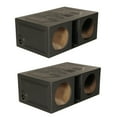 thumbnail image 1 of Q-POWER QBOMB 12" Dual Vented Ported Car Subwoofer Sub Box Enclosure (2 Pack), 1 of 6