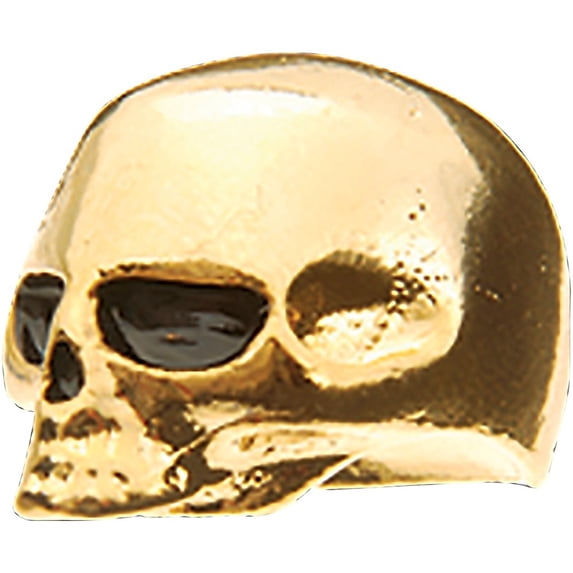 Q Parts Skull Knobs Gold Single